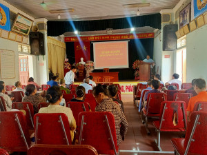 UBND xã Nhân Thành tổ chức khai giảng lớp học nghề Bảo vệ thực vật